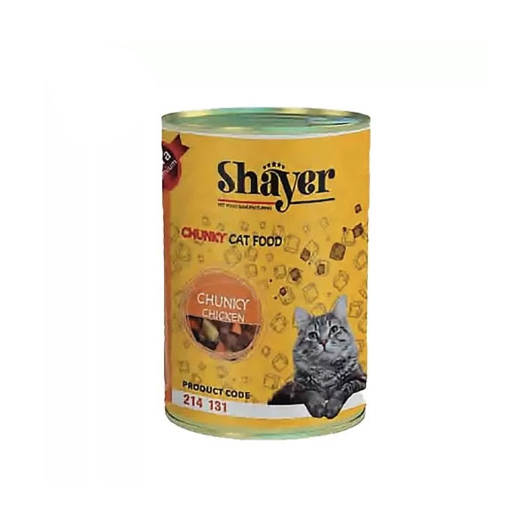 کنسرو 400 گرمی مرغ تکه ای shayer
